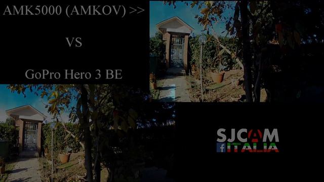 AMKOV SJ5000 (AMK5000) VS GoPro Hero3 BE смотреть онлайн