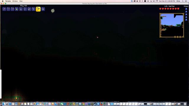 Terraria Mac edition Let's play part 7 finding out corruption or crimson and playing around смотреть онлайн