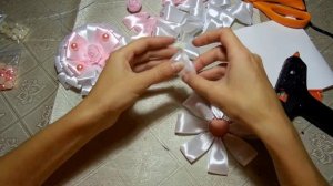Мастер класс Школьный бант канзаши / Master class kanzashi bow School