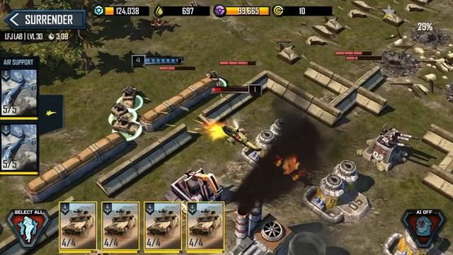 War Commander rogue assault breakout lvl 30 with all Humvee смотреть онлайн