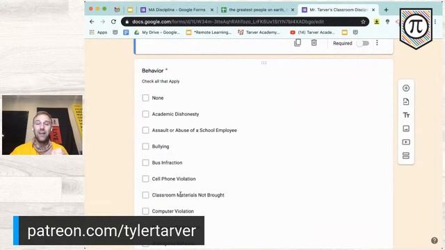 Classroom Discipline Google Form // Template + Walkthrough смотреть онлайн