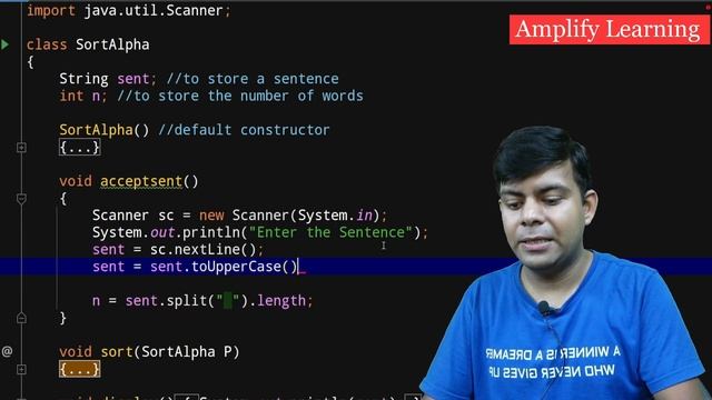 SortAlpha = String +Array + Sort + Object Passing | V. Important Java Program 2023 ISC Computer Sc. смотреть онлайн