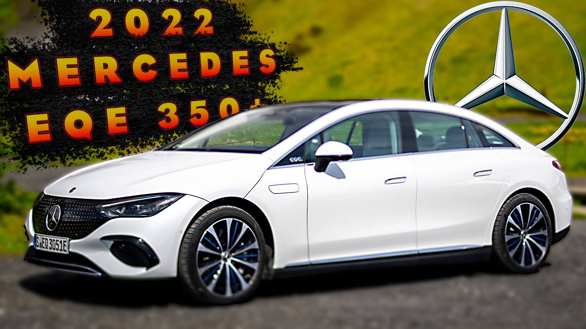 2022 Mercedes EQE 350+ Экстерьер, Интерьер и Сцены вождения! смотреть онлайн