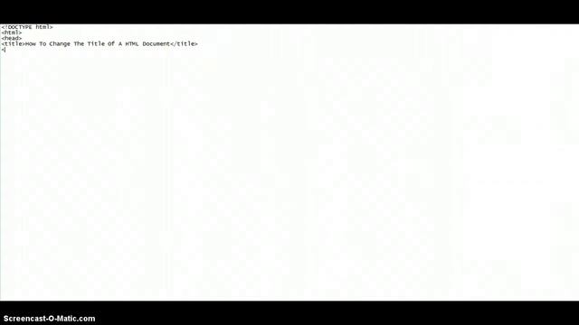 Html Tutorial 1: How To Change The Title Of A HTML Document смотреть онлайн