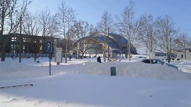 Последствия снежной бури. Южный Одесская обл. 30.1 смотреть онлайн