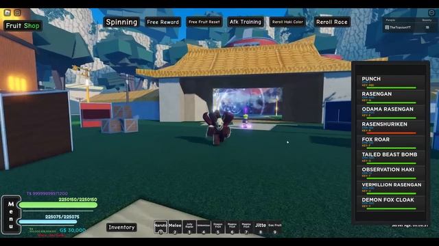[AOPG] NEW NARUTO SUPPORT STYLE SHOWCASE + HOW TO GET IT IN A One Piece Game!