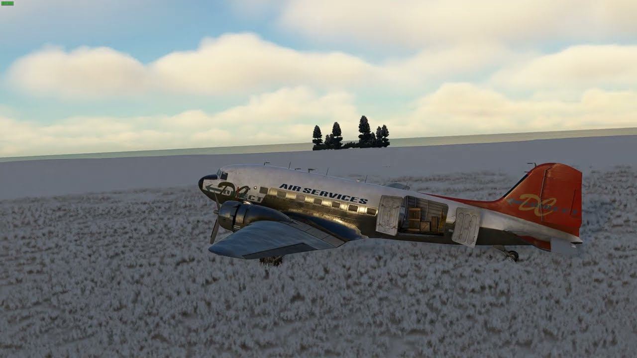 MSFS 2020: DC-3 Первая посадка
