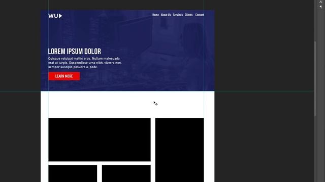 How to Design a website in Photoshop | Web design Tutorial смотреть онлайн