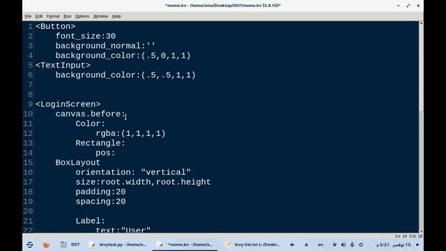 12 كورس تعلم بايثون kivy بالعربي من الصفر الى الاحتراف لون خلفية التطبيق смотреть онлайн