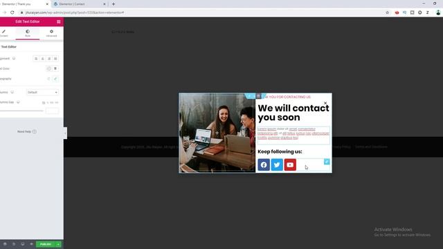 Thank You Popup Elementor: with Popup Builder (Quick and Easy) смотреть онлайн