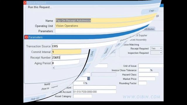Oracle SCM Inventory Setups Video Tutorial 4 (Receive Receipt, Onhand Quantity, Invoice) смотреть онлайн
