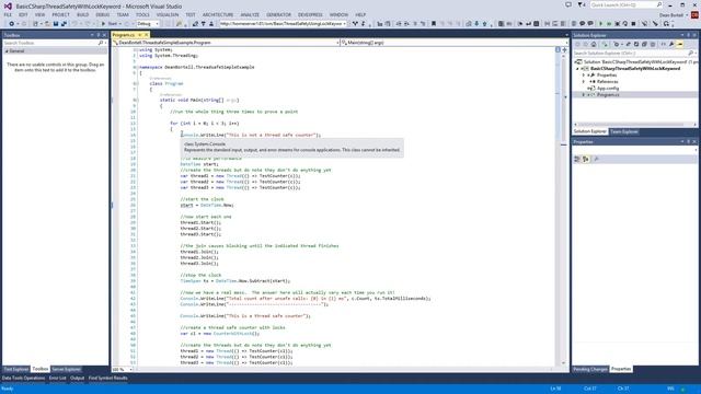 Thread Safety Using Locks смотреть онлайн