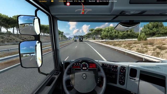 Silent Driving !! | ETS2 Iberia runs | Renault Premium realistic sound | смотреть онлайн