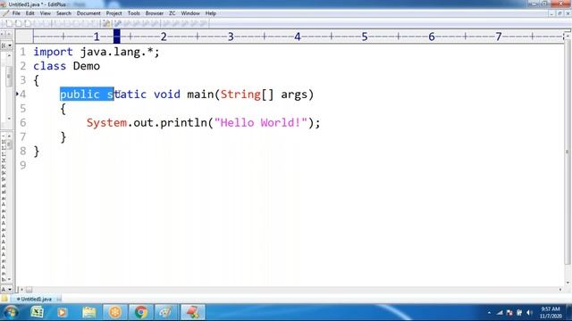 Java Tutorial for Beginners |Basic java Program Execution смотреть онлайн