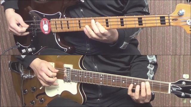 Dead Souls - Nine Inch Nails - The Crow OST - Guitar & Bass parts cover NO vocals смотреть онлайн