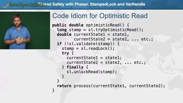 Thread Safety with Phaser, StampedLock and VarHandle смотреть онлайн