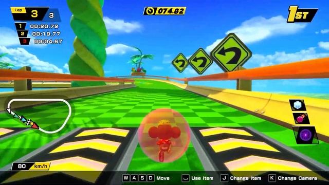 Super Monkey Ball Banana Mania Party Game: Monkey Race смотреть онлайн