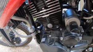 Масляная система охлаждения на китайский мотоцикл.