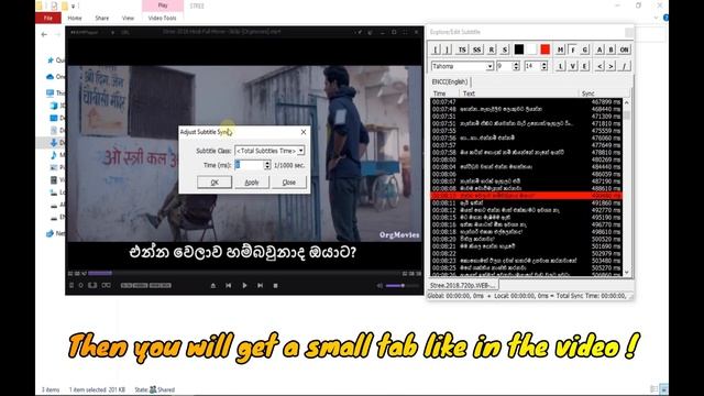 SYNC Subtitles with MP4 correctly With KMPlayer.! 100% working. смотреть онлайн