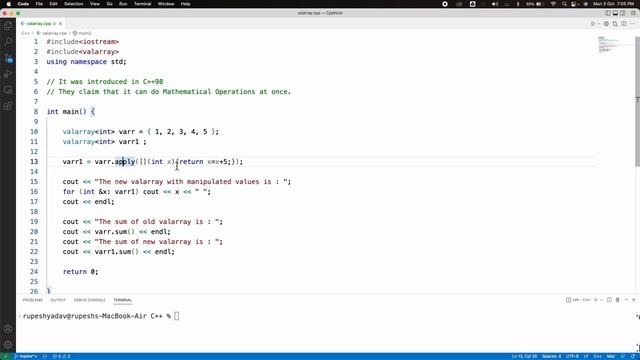 valarray in cpp 98 [Very Fast] смотреть онлайн