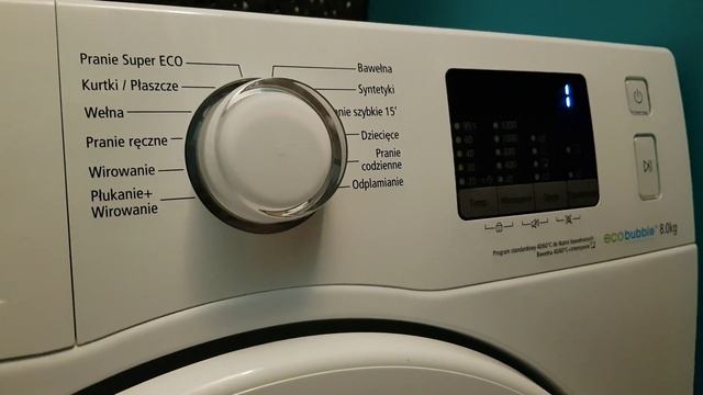Zakończenie prania codziennego pralka Samsung EcoBubble 8kg [HD] смотреть онлайн