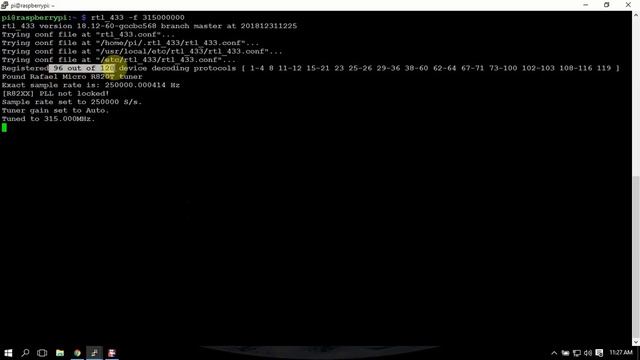 How To Install RTL_FM On A Raspberry Pi To Decode TPMS смотреть онлайн