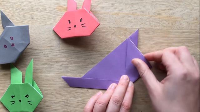 Easy Origami Bunny