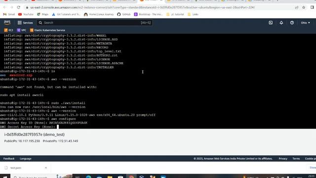 Create EKS cluster via aws console | kubernetes tutorial in Hindi | awscli, kubectl iam roles Devop смотреть онлайн