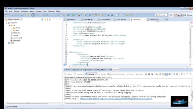 How to resolve java.lang.NoClassDefFoundError: javax/xml/bind/JAXBException in Java смотреть онлайн