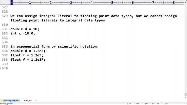 Floating Point and Boolean Literals || By DURGA Sir смотреть онлайн