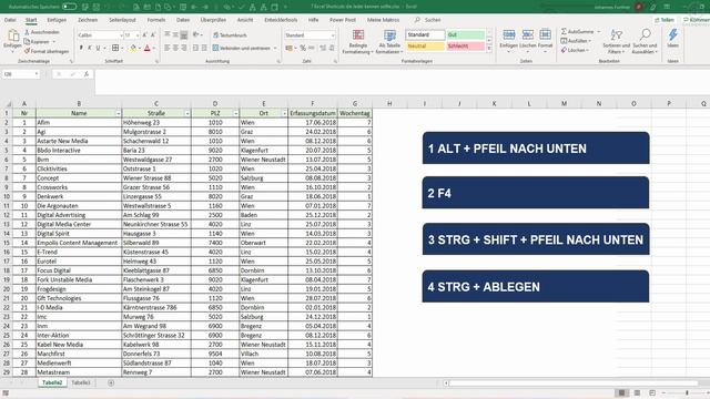 7 Excel Shortcuts, die Jeder kennen sollte I Excelpedia смотреть онлайн