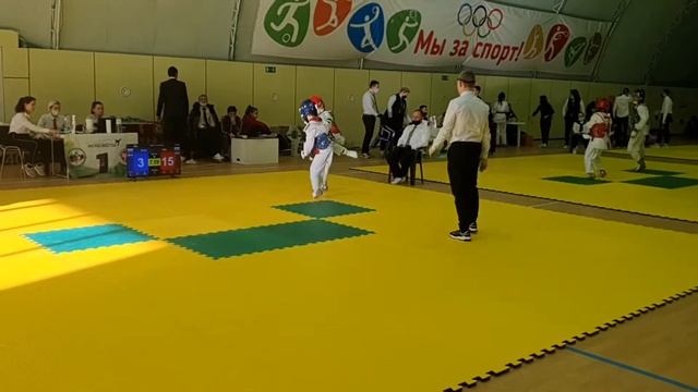 2-бой.Открытое Первенство Одинцовского городского округа по Тхэквондо ВТФ смотреть онлайн