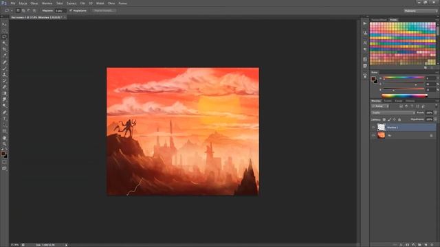 Red star - DIGITAL SPEED PAINTING (#Photoshop) #8 by Daisan смотреть онлайн