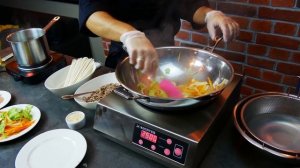 Рецепт Лапши Вок, как в ресторане! Индукционный ВОК - это прекрасно!