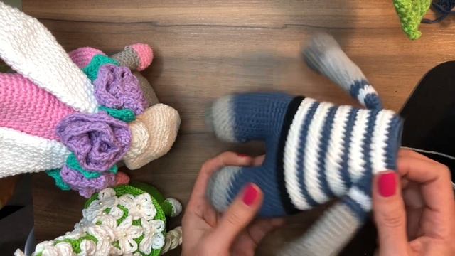 Мои первые игрушки | Гномы | Новый Процесс #вязаниекрючком #mycrochetvlog1 #амигуруми