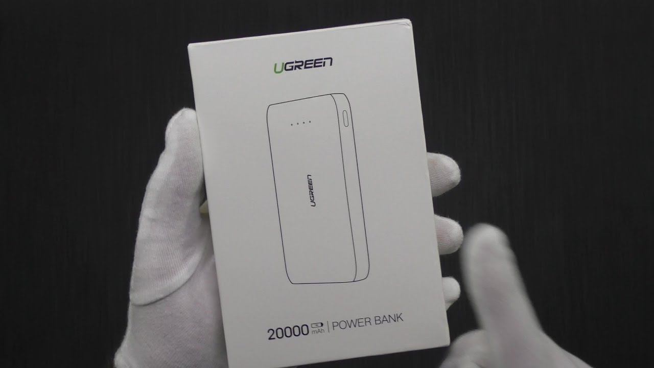 UGREEN 20000 mAh ВНЕШНИЙ АККУМУЛЯТОР с Функцией PD и 3.0 смотреть онлайн