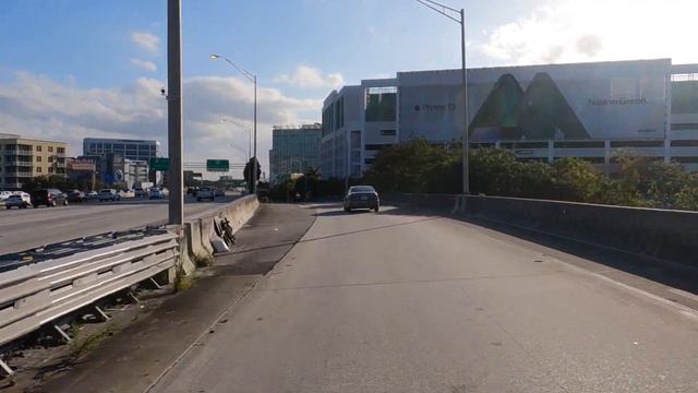 4K DRIVE Highway I95 Miami FLORIDA USA driving vlog смотреть онлайн