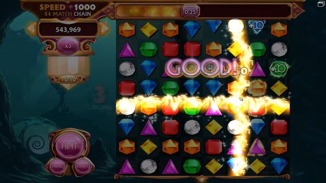 Let's play Bejeweled 3 - Mode 3 - Lightning смотреть онлайн