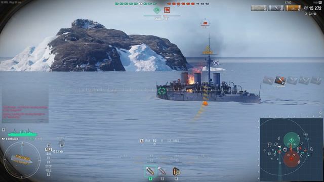 World of Warships - II DRESDEN KM C 2nd Co-op PvE – Std. Battle – POLAR смотреть онлайн