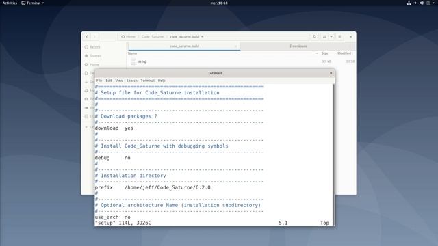 HOW TO INSTALL CODE_SATURNE FROM THE AUTOMATIC INSTALLER ? смотреть онлайн