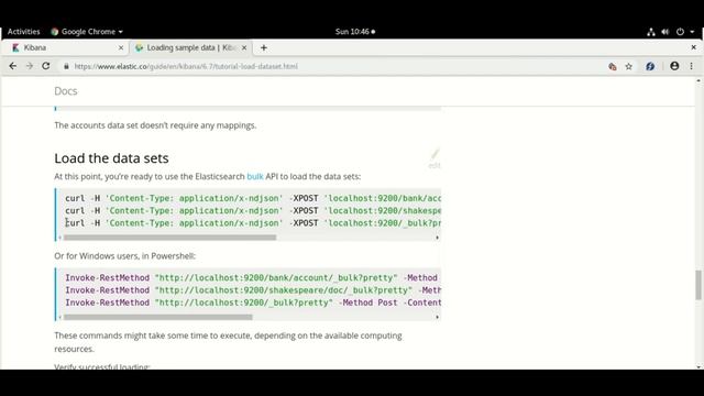 Getting Started with Kibana Dashboard (Part 2)-Loading JSON Sample Data смотреть онлайн