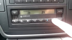 VW Passat B5.5 Climatronic system How to enter in Diagnostic submenu Cold Engine