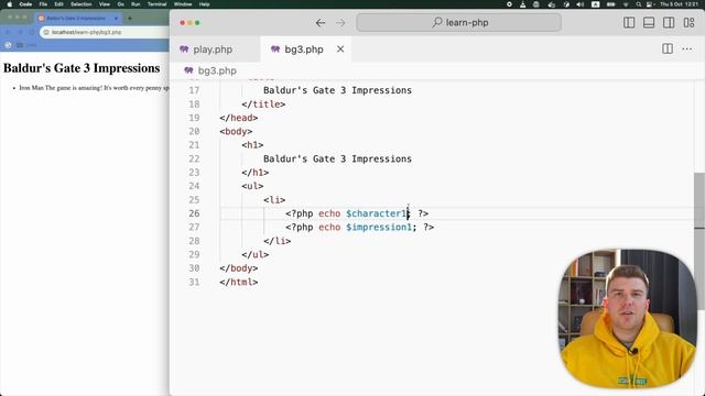 How to mix PHP and HTML | PHP for beginners | Tutorial 5 смотреть онлайн