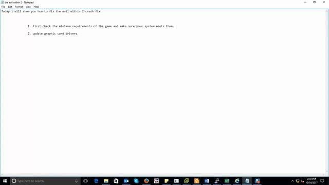 The evil within 2 crash fix 100 % (solved) смотреть онлайн