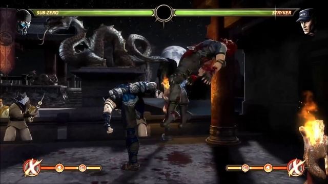 Mortal Kombat 9 - Саб-Зиро Комбо Урок смотреть онлайн