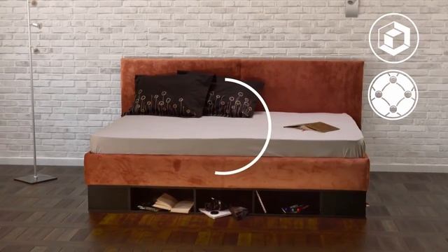 Кровать Ormatek Lancaster 1 с боковым подъемным механизмом