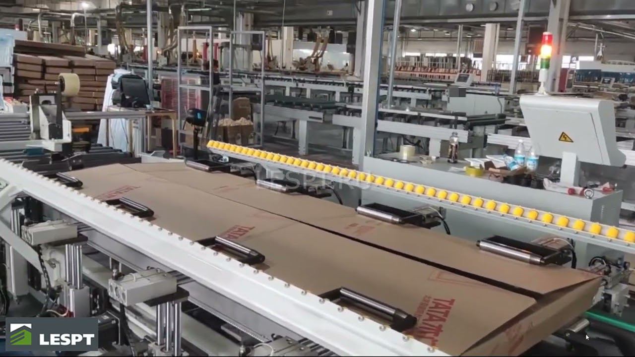 Линия для упаковки дверей в гофрокартон XDK1124