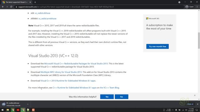 Fix MySQL Workbench requires the Visual C++ 2019 Error смотреть онлайн