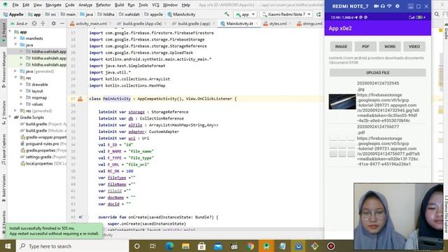 Appx0e Firebase Storage - Android Kotlin смотреть онлайн