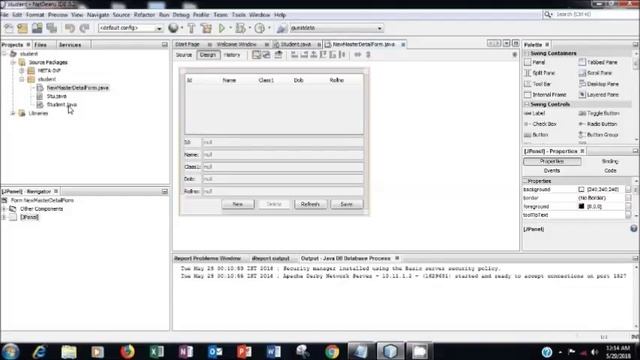 GUI Based derby database appliction смотреть онлайн